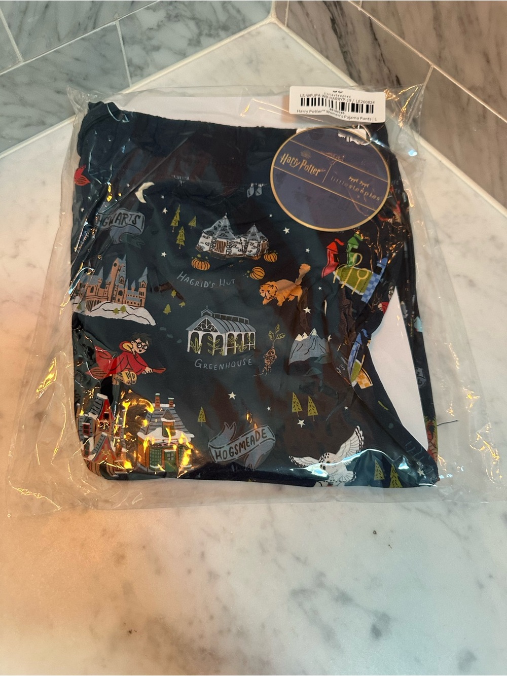 Harry Potter  Navy Blue Printed Bottoms